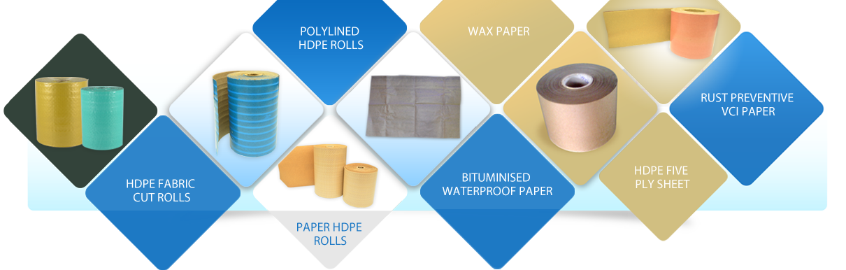 Paper HDPE Rolls, Wax, VCI Paper Manufacturer 